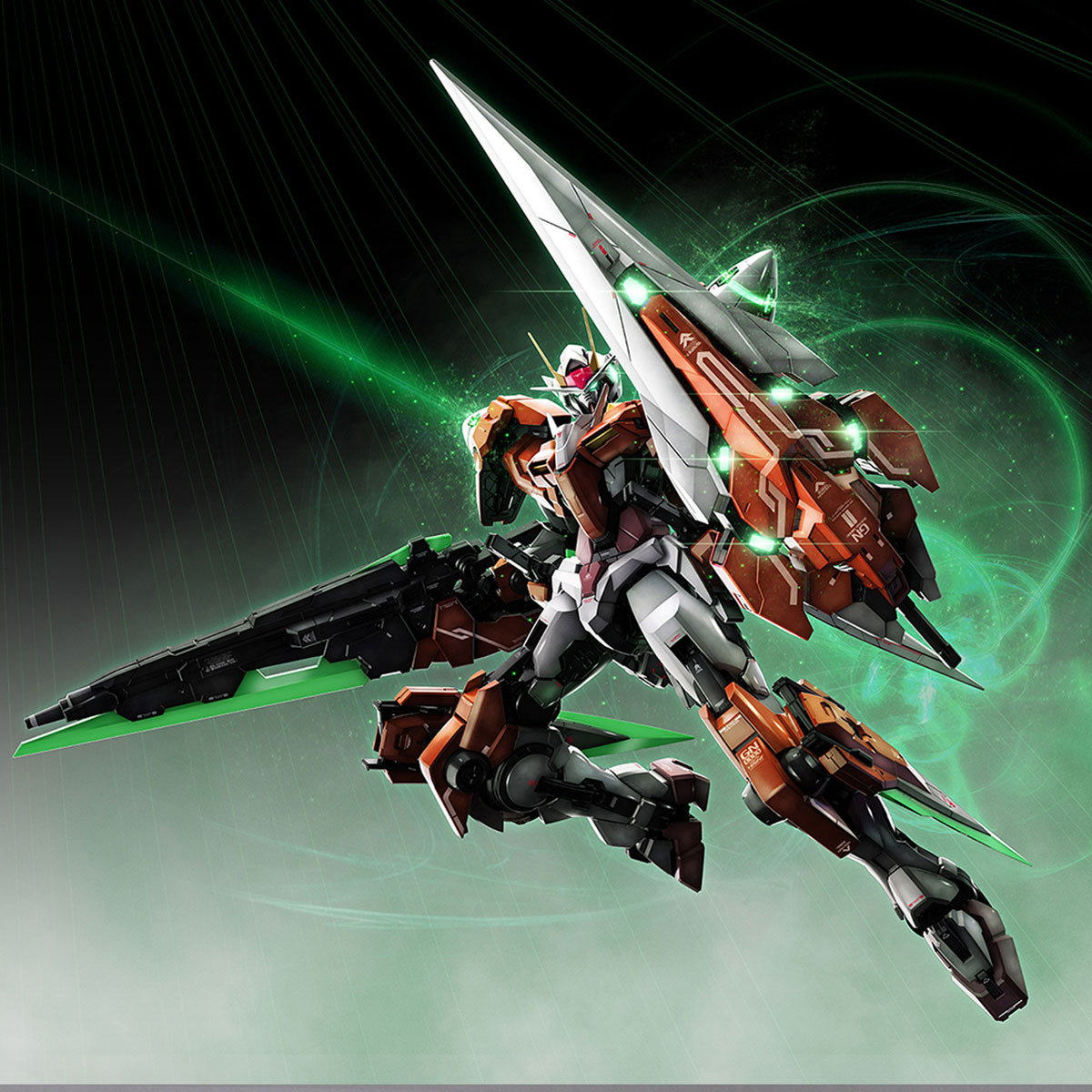 P Bandai PG 1/60 00 Gundam Seven Sword/G Inspection