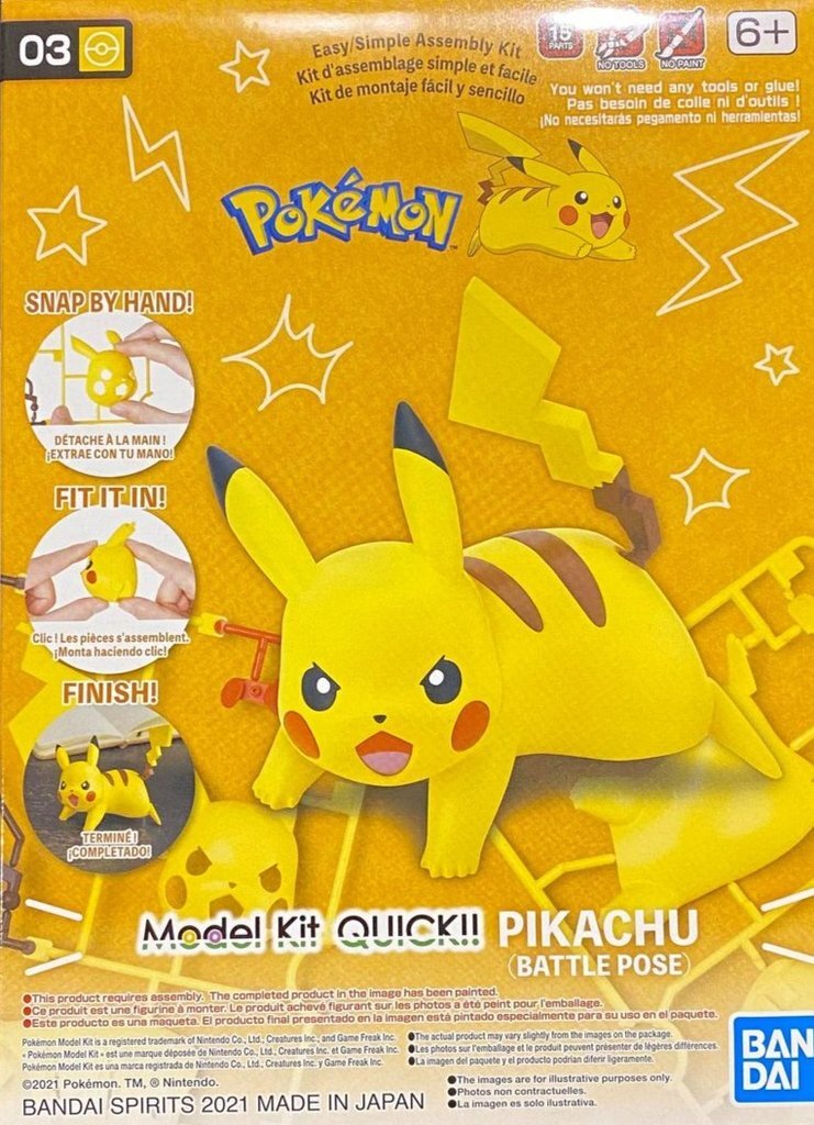 Pokemon: Pikachu Bandai Model Kit