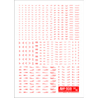 Madworks Detail-Up Decal 168 System Marking 02 (Red)