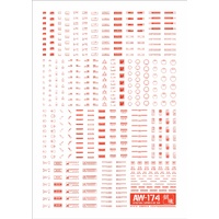 Madworks Detail-Up Decal 174 System Marking 03 (Red)