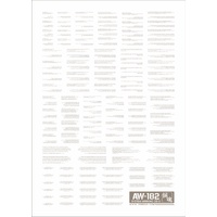Madworks Detail-Up Decal 182 System Marking 05 (Dark Gray)