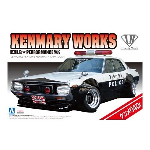 Aoshima 1/24 LB Works Kenmary 4Dr Patrol Car