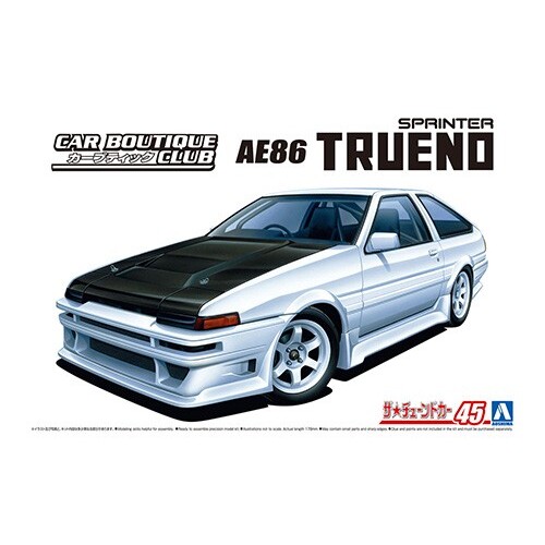 Aoshima 1/24 Car Boutique Club AE86 Trueno '85 (Toyota)