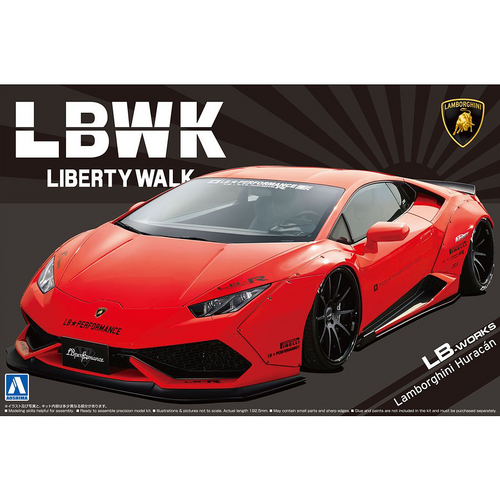 Aoshima 1/24 LB Works Lamborghini Huracan Ver.1