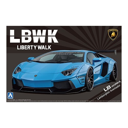 Aoshima 1/24 LB Works Lamborghini Aventador Ver.1