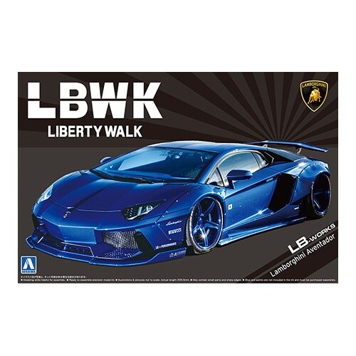 Aoshima 1/24 LB Works Lamborghini Aventador Ver 2.0