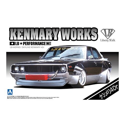 Aoshima 1/24 LB Works Skyline Kenmary 4 Dr 