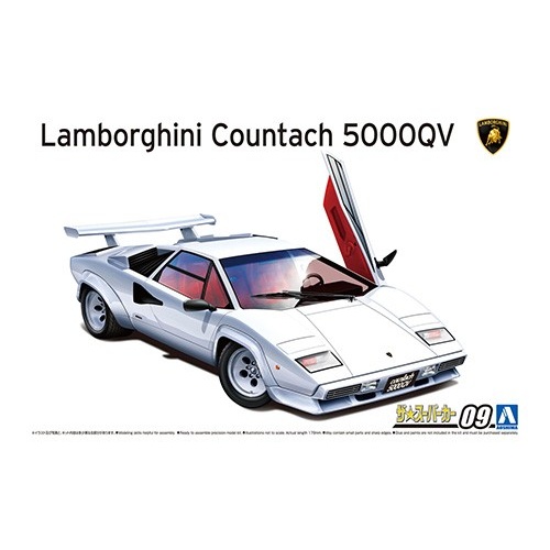 Aoshima 1/24 Lamborghini Countach 5000QV