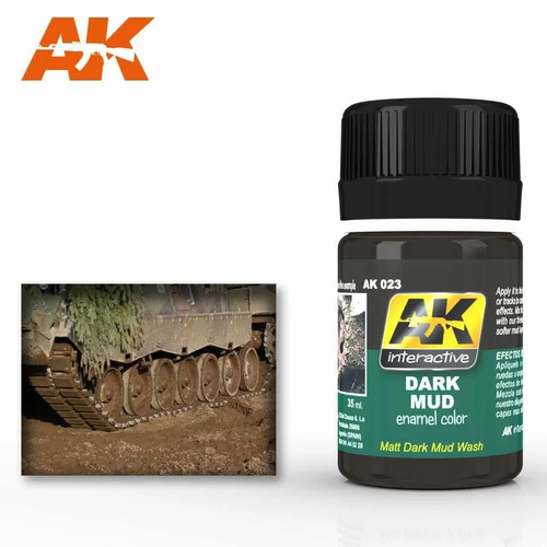 AK Weathering Products - Dark Mud Effects