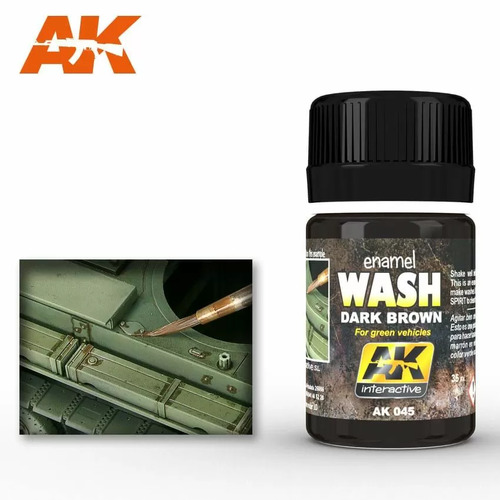 AK Weathering Products - Dark Wash For Green Vehicles