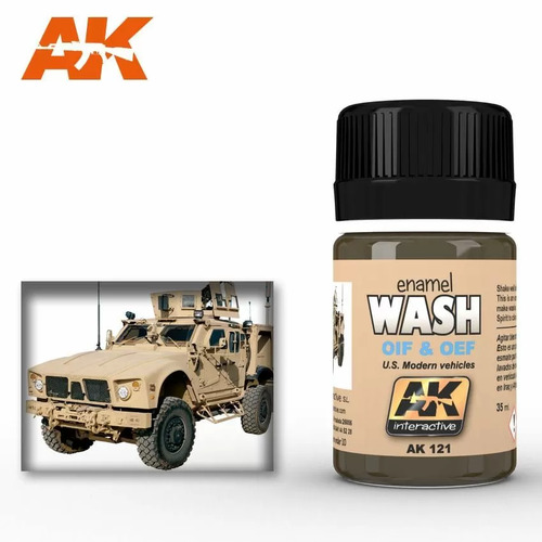 AK Weathering Products - Oif & Oef - US Vehicles Wash