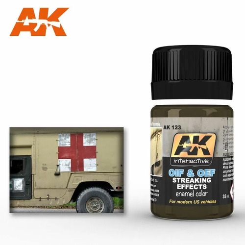 AK Weathering Products - Oif & Oef - US Vehicles Streaking Effects
