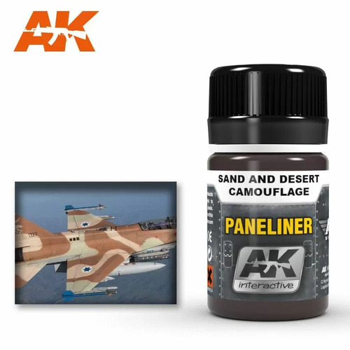 AK Weathering Products - Paneliner for Sand and Desert Camouflage
