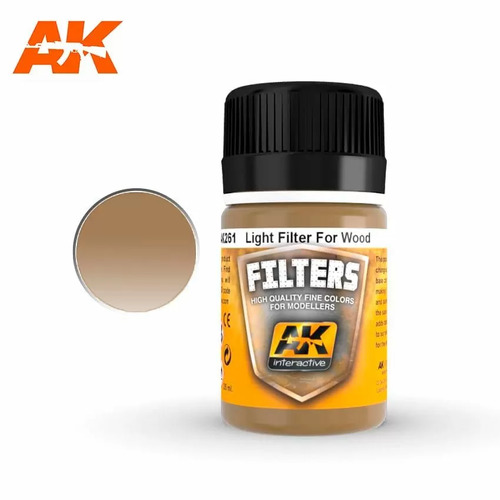 AK Interactive Weathering Products - Filter Ocher For Sand