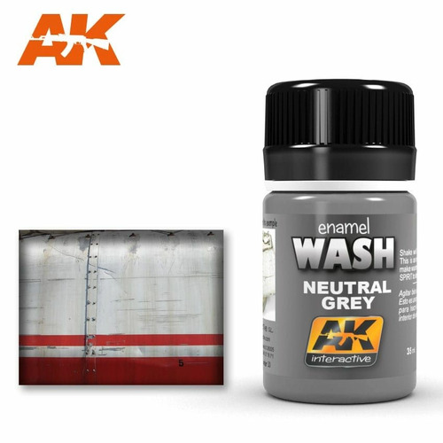 AK Weathering Products - Wash Neutral Dark Grey