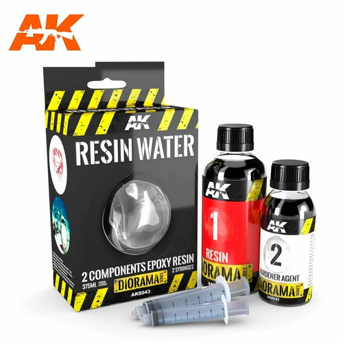 AK Interactive Dioramas - Resin Water 2 Components Epoxy Resin 375ml