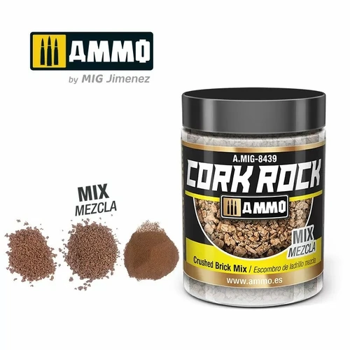Ammo by MIG Terraform Cork Rock - Crushed Brick Mix (Mix Mezcla)