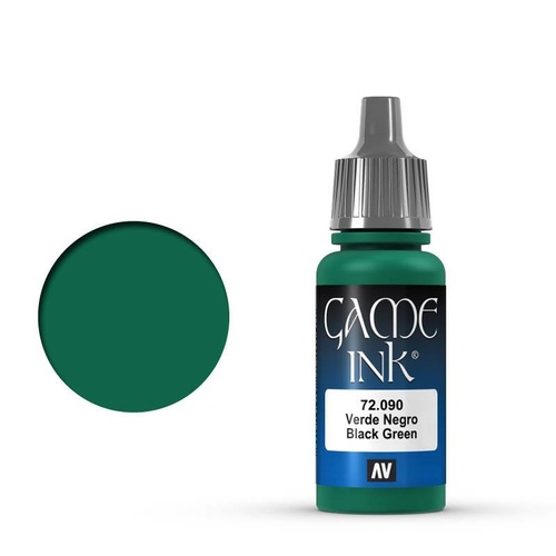 Vallejo Game Color - Black Green Ink 72090