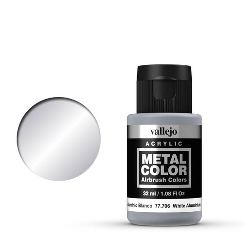 Vallejo Metal Color - White Aluminium 77706