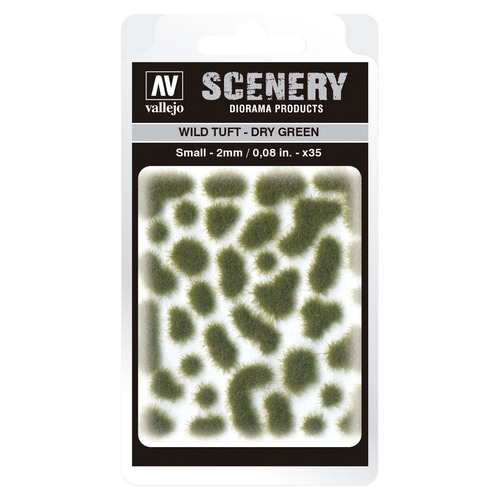 Vallejo Scenery - Wild Tuft Dry Green SM SC401