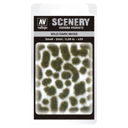 Vallejo Scenery - Wild Dark Moss SM SC402
