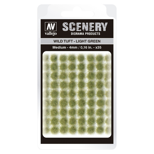 Vallejo Scenery - Wild Tuft Light Green M SC407