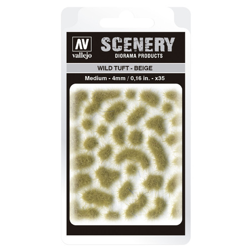 Vallejo Scenery - Wild Tuft Beige M SC408