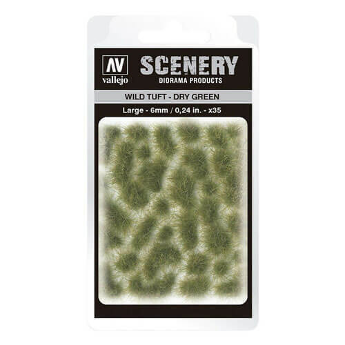 Vallejo Scenery - Wild Tuft Dry Green L SC415
