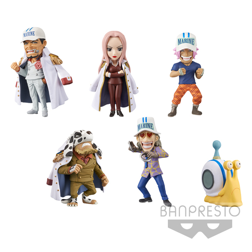 Banpresto One Piece Marine Navy World Collectable Figures Vol.1 Set