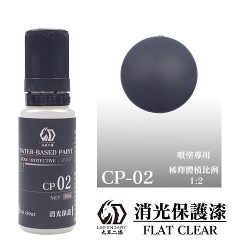 LEGENDARY - CP02B Flat Clear Protective 20ml