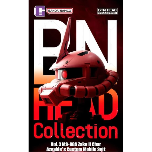 BN Head Collection Vol.3 - MS-06S Zaku II
