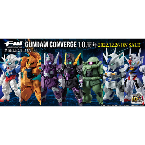 FW Gundm Converge 10TH Anniversary Memorial Selection 03 Set