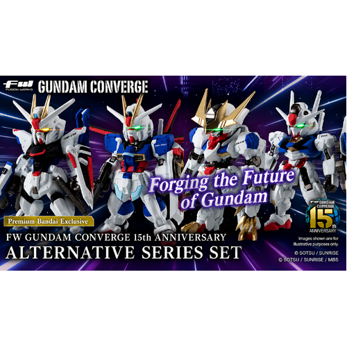 FW Gundam Converge 15th Anniversary Alterntive Series Set