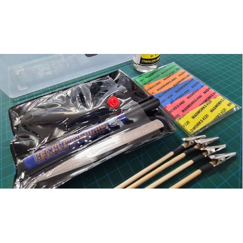 Modellers / Gunpla Starter Tool Set w/ Storage Tool Box 