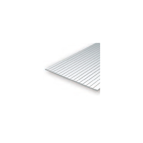Evergreen 4061 Clapboard 1.5mm Spacing 1.0mm Thick (1pc)