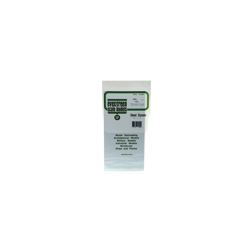 Evergreen 4505 Tile Squares 6.3mm  1.0mm thick (1pc)