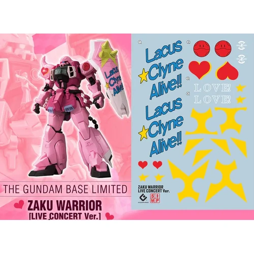 Evolution Studio - MG Gunner Zaku Warrior Live Concert Ver. Decals