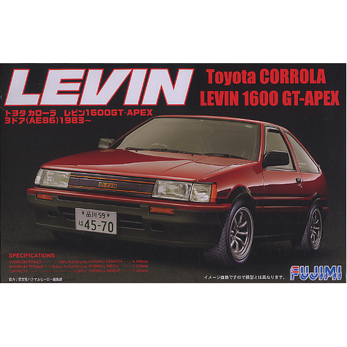 Fujimi 1/24 Toyota Corolla Levin 1600 GT APEX