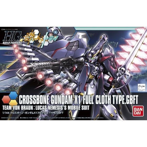 HGBF 1/144 Crossbone Gundam X1 Full Cloth Ver. Gbf