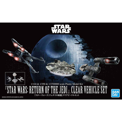 1/144 &1/350 &1/2700000 『Star Wars: Return Of The Jedi』 Clear Vehicle Set