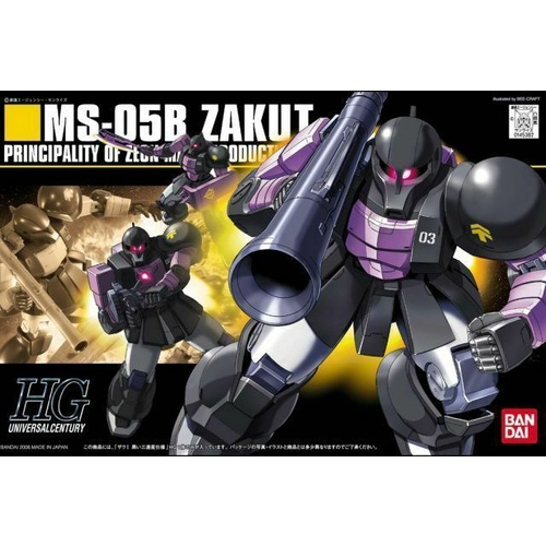 1/144 HGUC  Zaku I Black Tri Stars