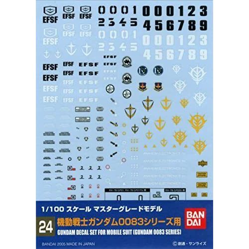 Gundam Decal 24  MG Multiuse - 0083