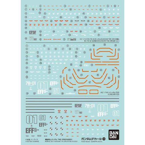 Gundam Decal 123 Mobile Suit  Gundam The Origin Multiuse 4