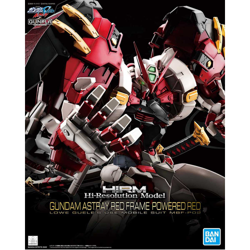 Hi-RM 1/100 Gundam Astray Red Frame Powered Red