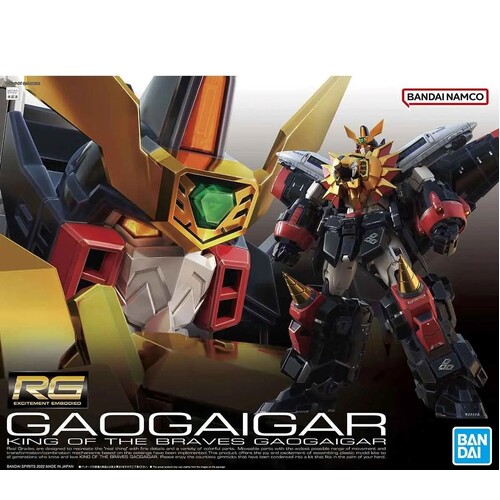 -PRE-ORDER-  RG 1/144 Gaogaigar