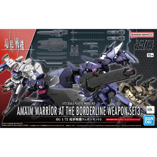 HG 1/72 AMAIM Warrior at the Borderline Weapon Set 3