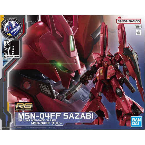 P Bandai RG 1/144 Sazabi Gundam Side F Fukuoka