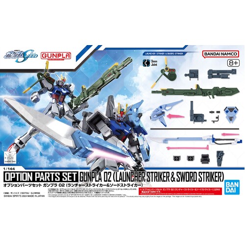 1/144 HG Option Parts Set Gunpla 02 (Launcher Striker & Sword Striker)
