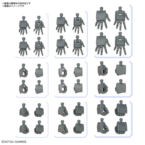 -PRE ORDER- Option Parts Set Gunpla 03 (Build Hands Square Shape)