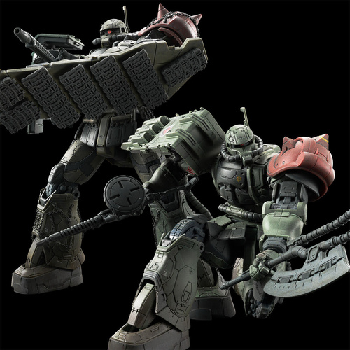 P-Bandai HG 1/144 Zaku F Type Lesean & Zaku II RFV